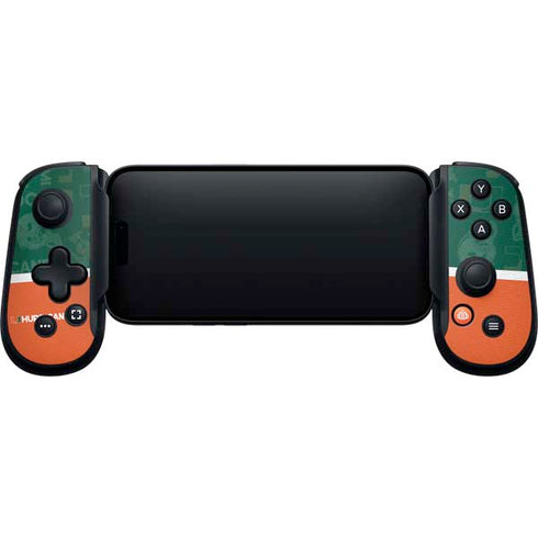 University of Miami U Hurricanes Backbone One for iPhone Game Controller Skin